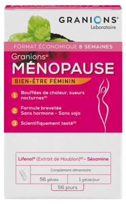 Granions ? Ménopause - Format Eco
56 Gélules