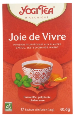 Yogi Tea Joie de Vivre Bio 17 Sachets de 1,8 g