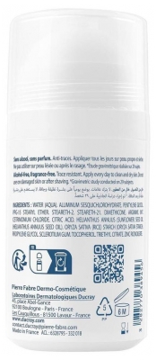 Ducray Roll-On Anti-Transpirant Aisselles Transpiration Excessive Hidrosis Control 40 ml