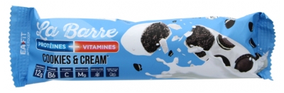Eafit Barre Protéines + Vitamines
Chocolat Cacahuète - Saveur : Cookies & Cream