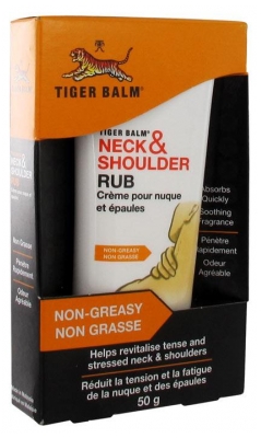 Tiger Balm Crème Nuque et Épaules Tension Fatigue 50 g