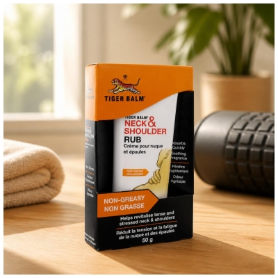 Tiger Balm Crème Nuque et Épaules Tension Fatigue 50 g