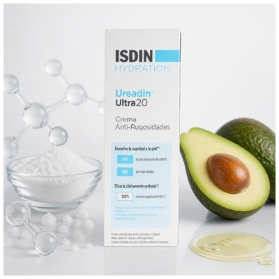 Isdin Ureadin Ultra 20 Crème Anti-Rugosités pour Zones Trés Sèches 100 ml