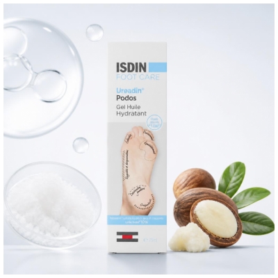Isdin Ureadin Podos Gel Huile Hydratant Pieds 75 ml