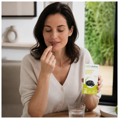 Naturactive Charbon Végétal Activé Bio 60 Unités