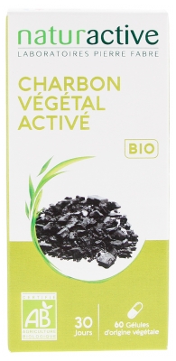 Naturactive Charbon Végétal Activé Bio 60 Unités