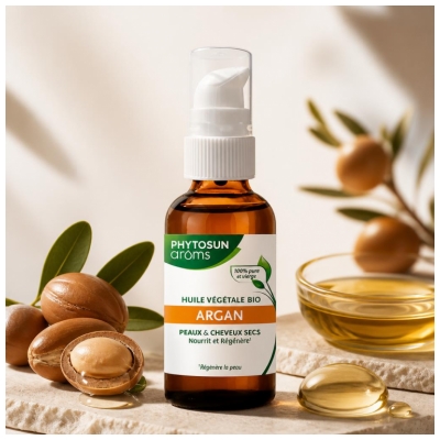 Phytosun Arôms Argan / Argania Spinosa Bio Flacon Pompe 50 ml Nouveau Packaging / Dispo 15/05/2021
