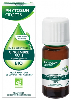 Phytosun Arôms Gingembre Frais / Zingiber Officinale Bio 5 ml