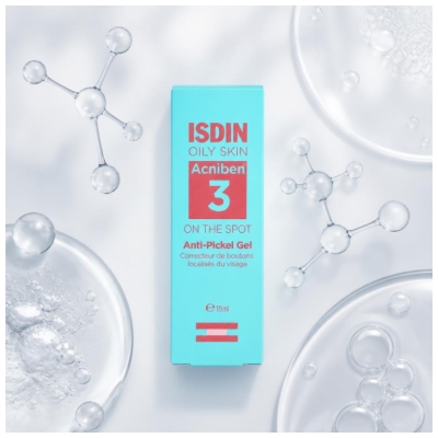 Isdin Acniben 3 On The Spot Gel Correcteur de Boutons 15 ml