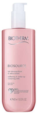 Biotherm Biosource Lait Démaquillant et Adoucissant - Peau Sèche 400 ml