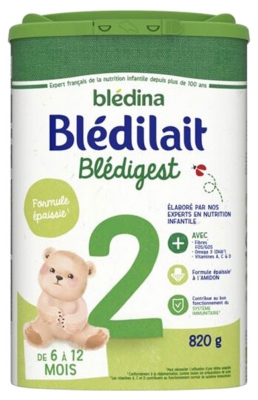 Blédina Blédigest 2 de 6 à 12 Mois 820 g