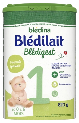 Blédina Blédigest 1 de 0 à 6 Mois 820 g