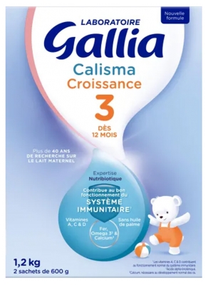 Laboratoire Gallia Calisma Croissance 1200 g Des 12 Mois