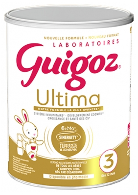 Guigoz Ultima Lait de Croissance Bébés de 1 an à 3 ans 780 g