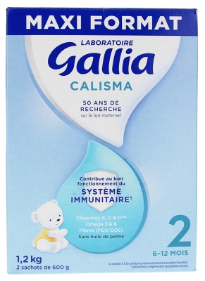 Laboratoire Gallia Calisma 2Eme Âge 1200 g de 6 a 12 Mois