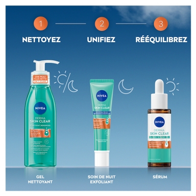Nivea Derma Skin Clear Sérum Purifiant & Apaisant Peaux à Imperfections 30 ml