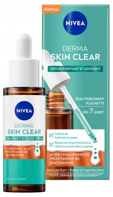 Nivea Derma Skin Clear Sérum Purifiant & Apaisant Peaux à Imperfections 30 ml