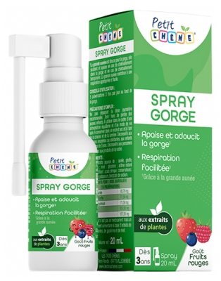 Les 3 Chênes Petit Chêne Spray Gorge dès 3 ans 20 ml