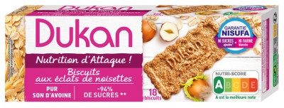 Dukan 18 Biscuits Aux Éclats de Noisette