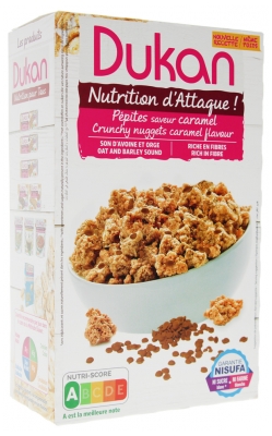 Dukan Crunchy Pépites Saveur Caramel Fibreq 350 g