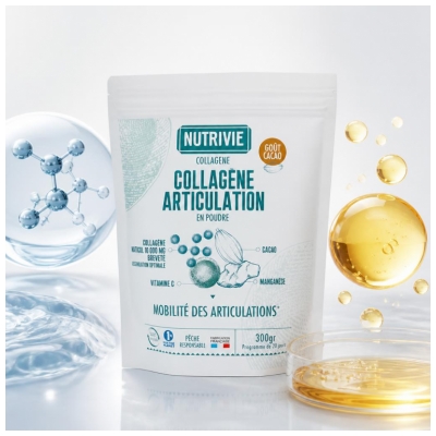 Nutrivie Collagène Articulation en Poudre 300 Grammes