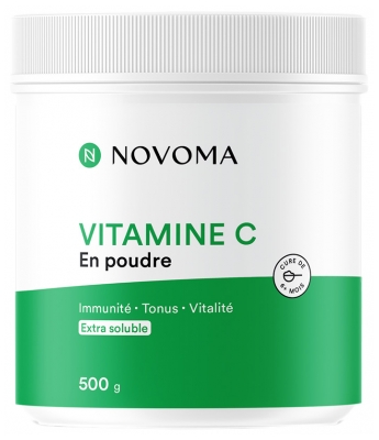 Novoma Vitamine C Immunité Tonus & Vitalité en Poudre 500 g