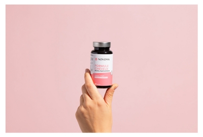 Novoma Formule Cheveux Kératine Arginine & Biotine 60 Gélules