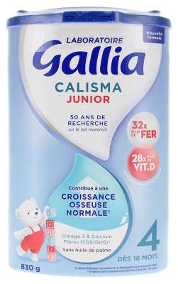 Gallia Calisma Junior 4ème Âge Croissance dès 18 Mois 830 g