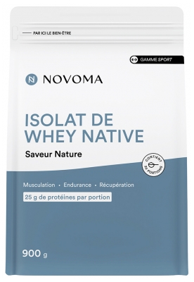 Novoma Isolat de Whey Native - Nature Poudre 900 g