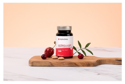 Novoma Acérola Imunité Tonus & Vitalité Bio 30 Comprimés