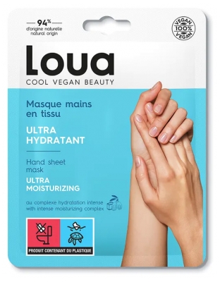Loua Masque Mains en Tissu Hydratant et Protecteur