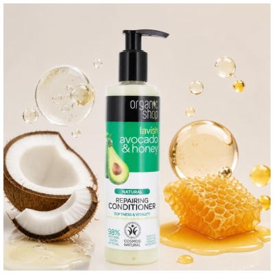 Organic Shop Après-Shampoing Réparateur Avocat & Miel 280 ML