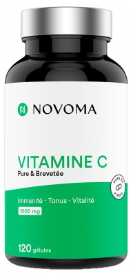 Novoma Vitamine C Immunité Tonus et Vitalité 120 Gélules