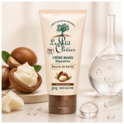 Le Petit Olivier Crème Mains Réparatrice Peaux Très Sèches 75 ml