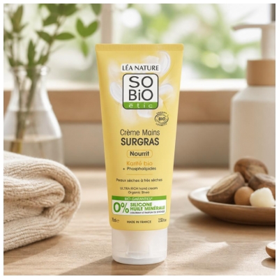 Léa Nature SO BIO étic Crème Mains Surgras Biologique 75 ML