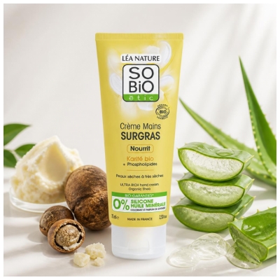 Léa Nature SO BIO étic Crème Mains Surgras Biologique 75 ML
