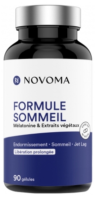 Novoma Formule Sommeil Endormissement Jet Lag 90 Gélules