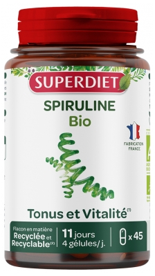 Superdiet Spiruline Bio 45 Unités