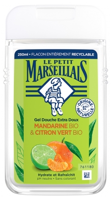 Le Petit Marseillais Gel Douche & Bain Extra Doux Mandarine Bio & Citron Vert Bio 250 ml