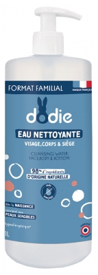Dodie Eau Nettoyante 3en1 Siège Visage et Corps 1 L
