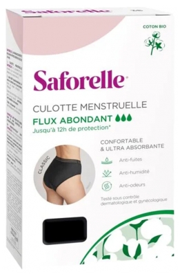 Saforelle Culotte Menstruelle Lavable Flux Abondant