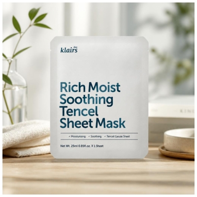 Klairs Rich Moist Soothing Tencel Sheet 1 Masque 25 ml