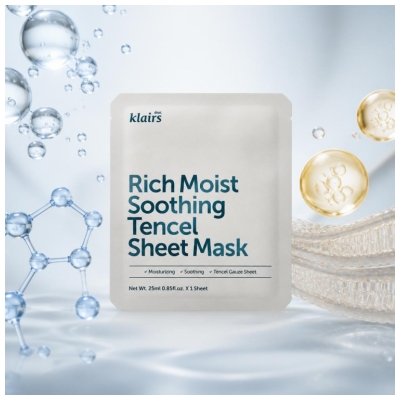 Klairs Rich Moist Soothing Tencel Sheet 1 Masque 25 ml