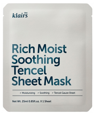 Klairs Rich Moist Soothing Tencel Sheet 1 Masque 25 ml