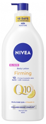 Nivea Q10 Lotion Corps Fermeté Hydratant + Vitamine C Peaux Normales 625 ml 