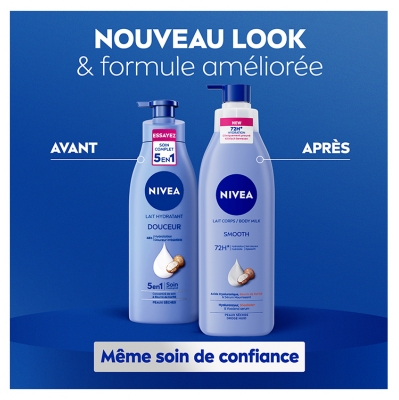 Nivea Lait Corps Hydratant Douceur Beurre de Karité Peaux Sèches 400 ml