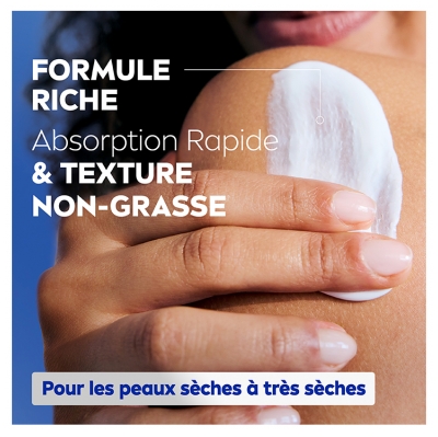Nivea Lait Corps Nourrissant 72H Peaux Sèches à Très Sèches 625 ml