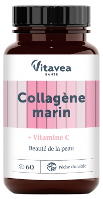 Vitavea Collagène Marin + Vitamine C Beauté de la Peau 60 Unités 