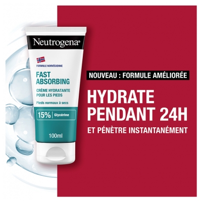 Crème Pieds Absorption Rapide Neutrogena 100 ml