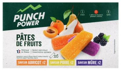 Punch Power Pâtes de Fruits
3 Parfums - 30 g - Boite de 6